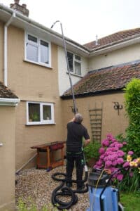 Gutter cleaning: A distanced look at a gutter vacuum